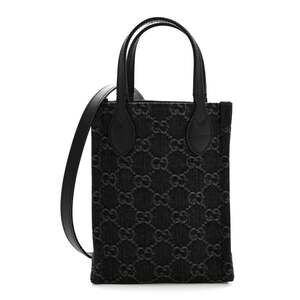 Gucci Denim Cuoio Harness Gg Mini #243698G10B